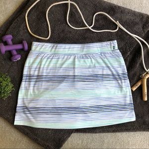 Striped IZOD Golf / Exercise Skort With Pockets
